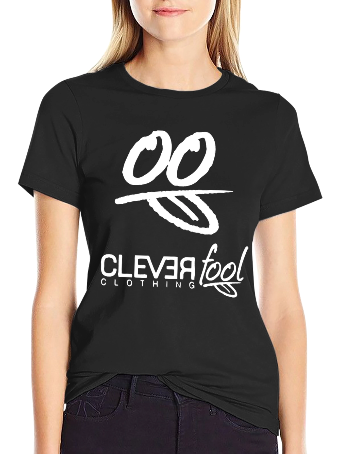 Clever Fool Clothing Black Graphic T-Shirt