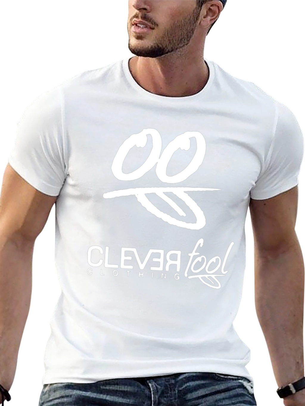 Clever Fool Clothing Black Graphic T-Shirt