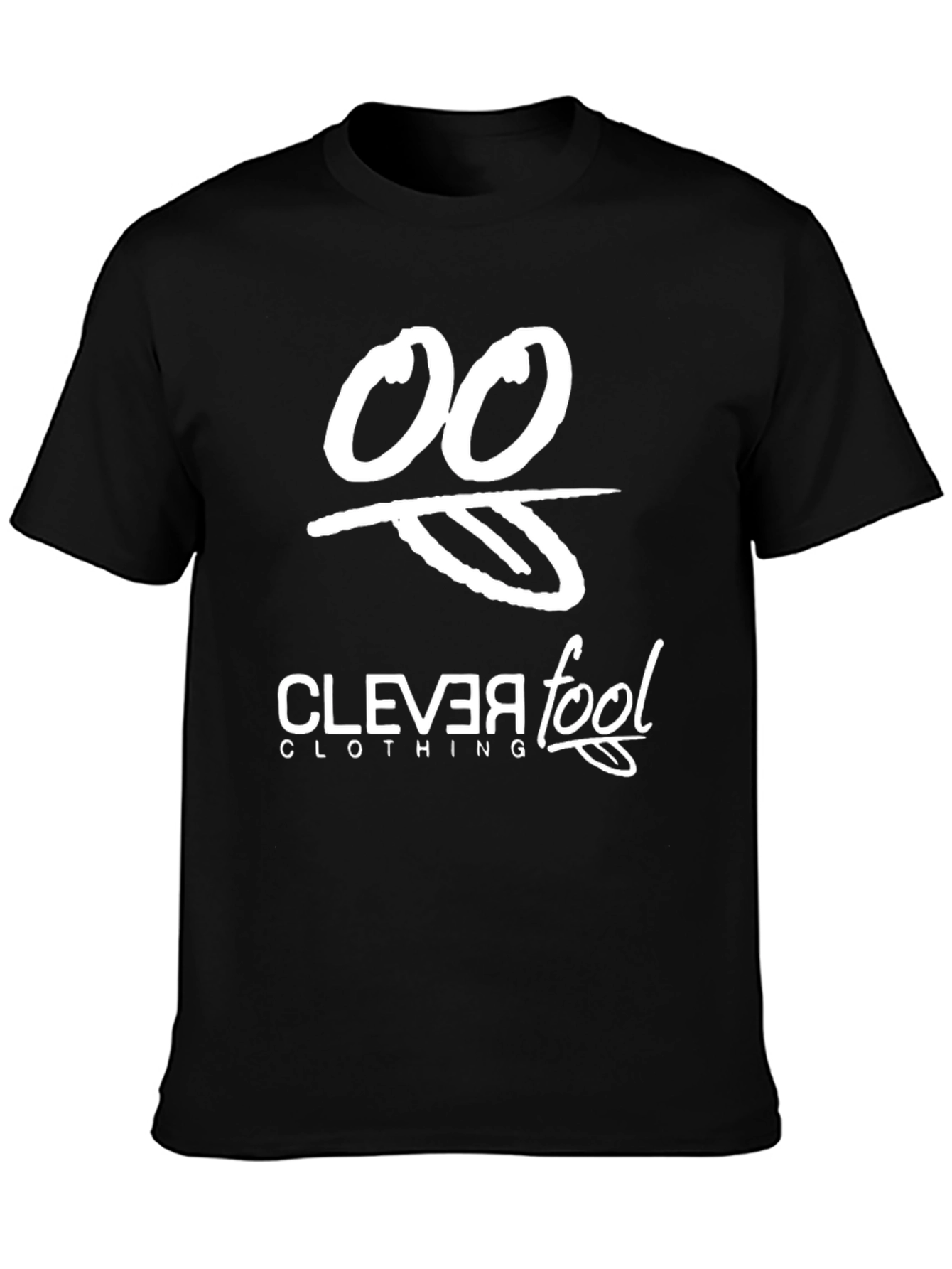 Clever Fool Clothing Black Graphic T-Shirt