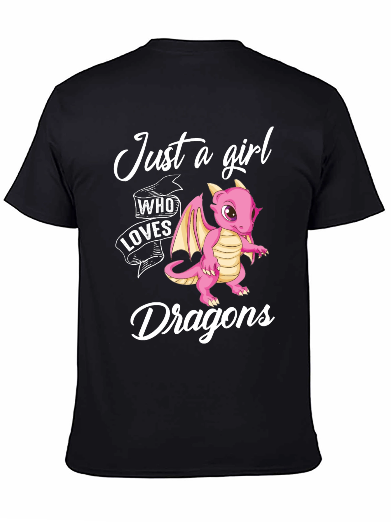 Just a Girl Who Loves Dragons T-Shirt