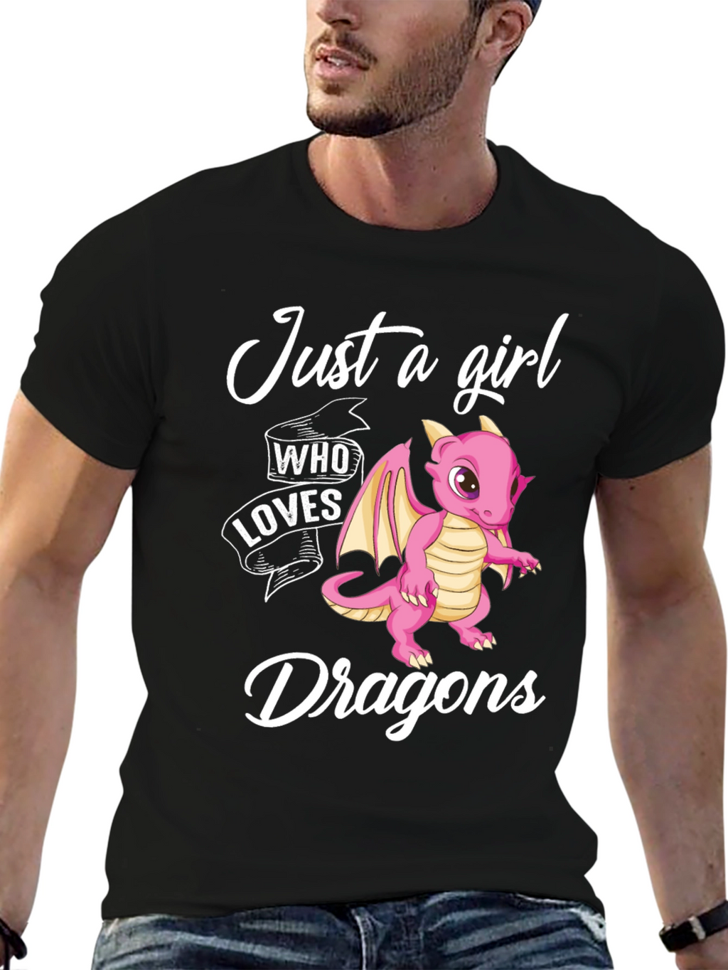 Just a Girl Who Loves Dragons T-Shirt