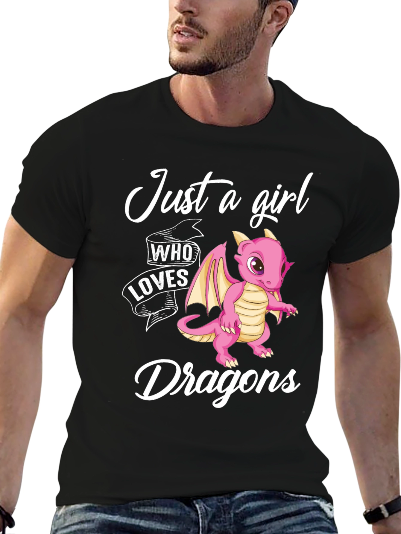 Just a Girl Who Loves Dragons T-Shirt