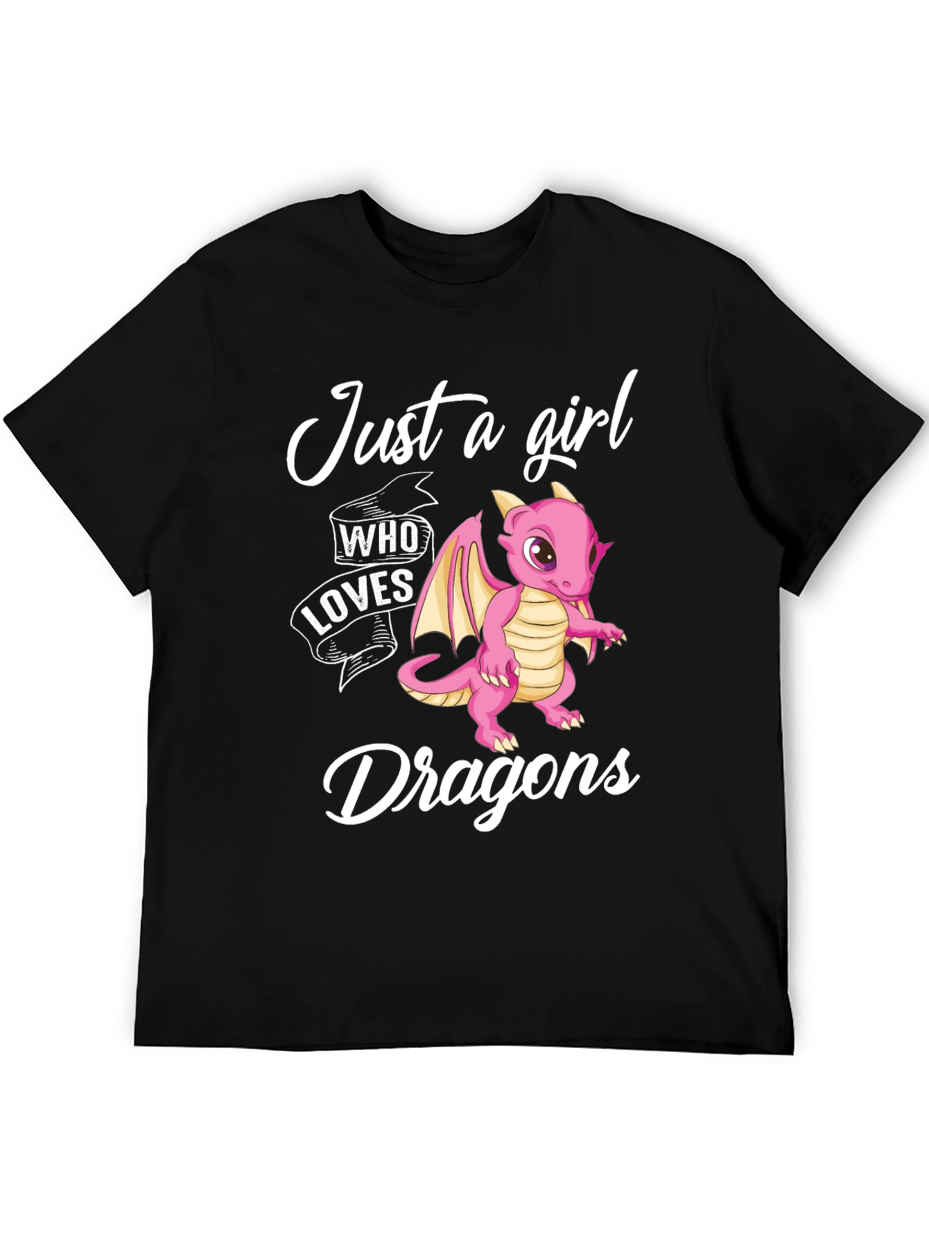 Just a Girl Who Loves Dragons T-Shirt