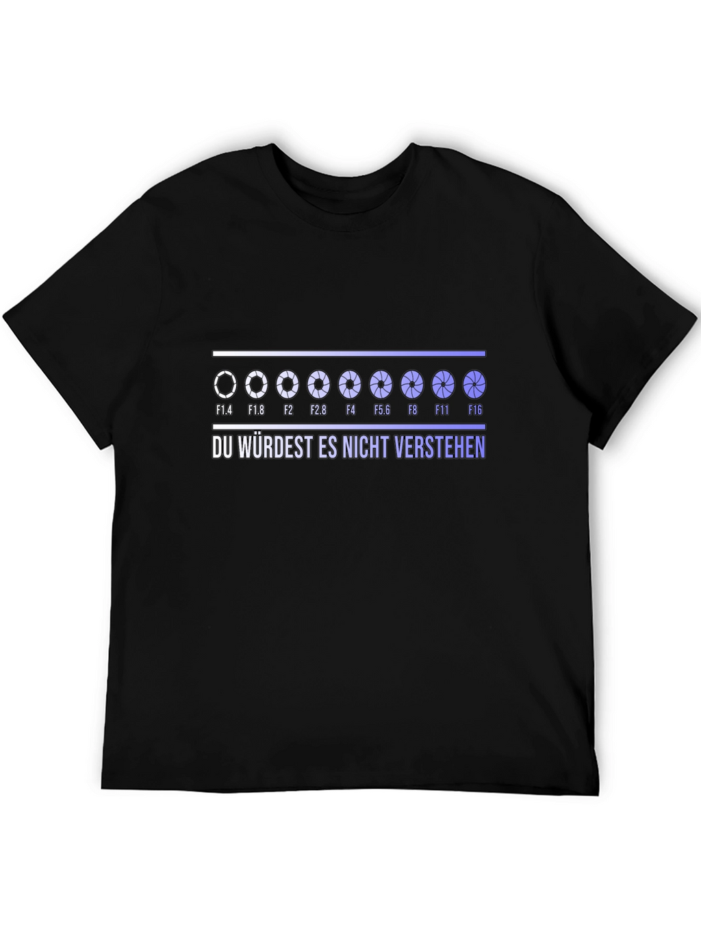 Aperture Humor Graphic T-Shirt