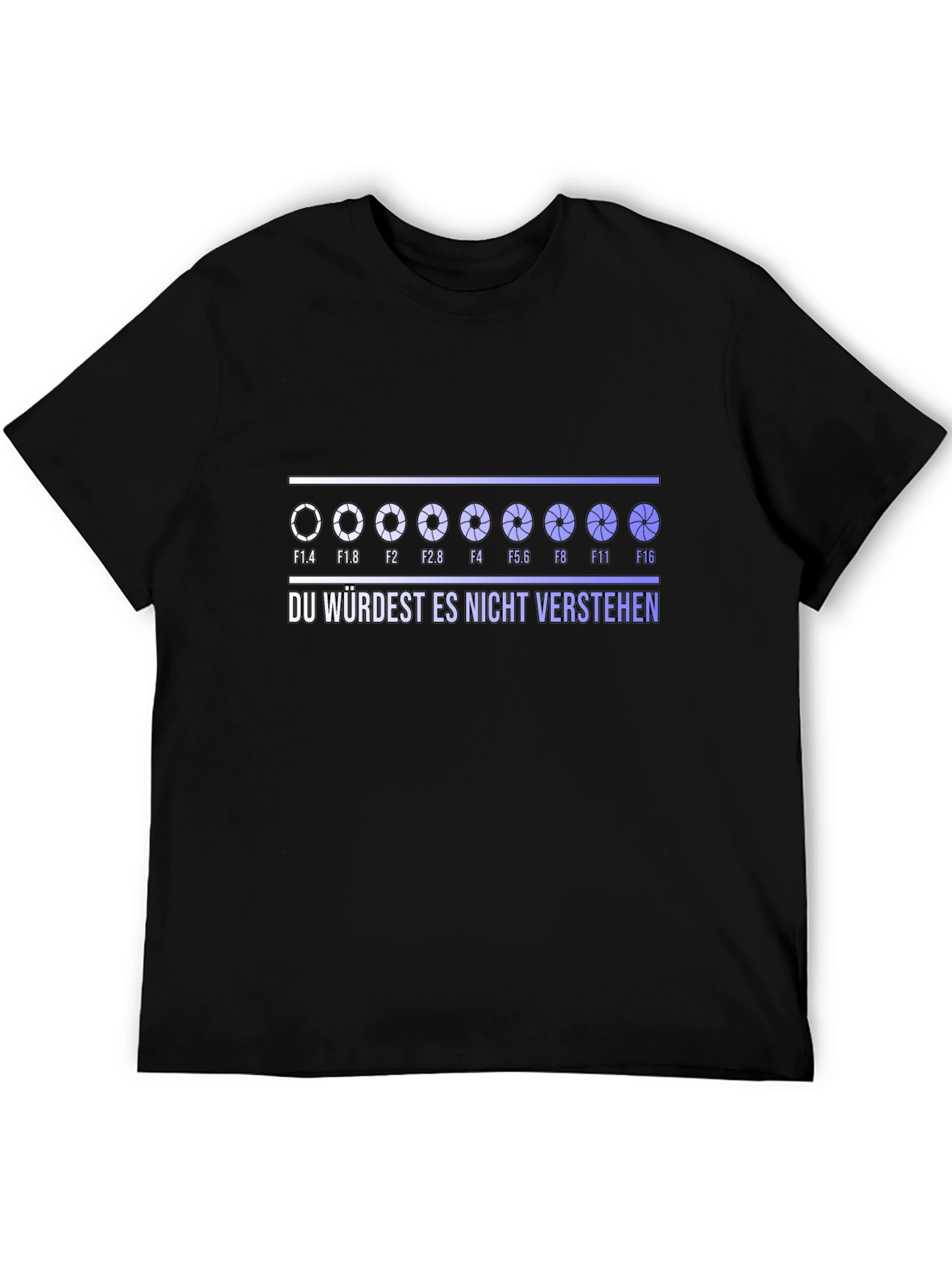 Aperture Humor Graphic T-Shirt