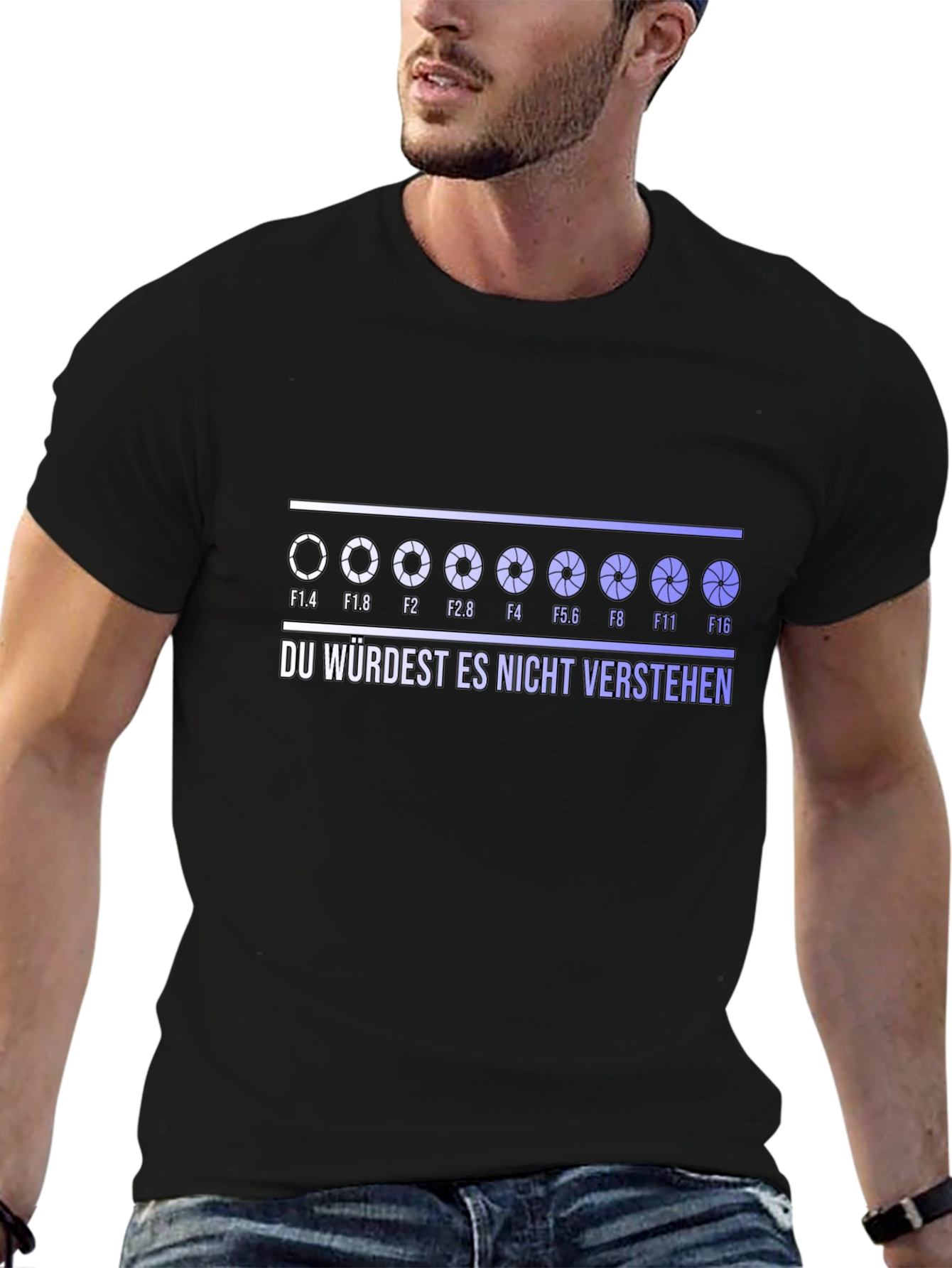 Aperture Humor Graphic T-Shirt