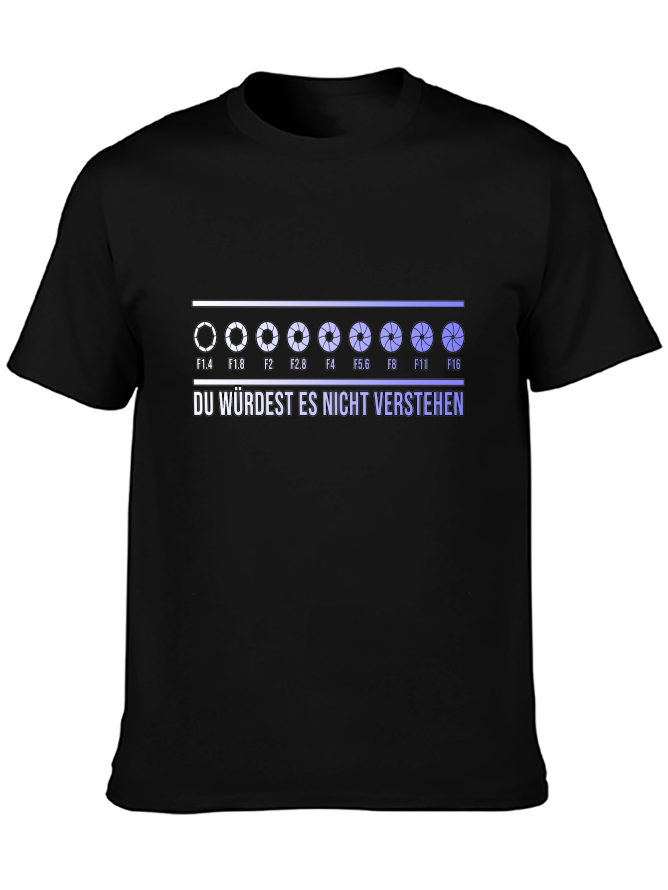 Aperture Humor Graphic T-Shirt
