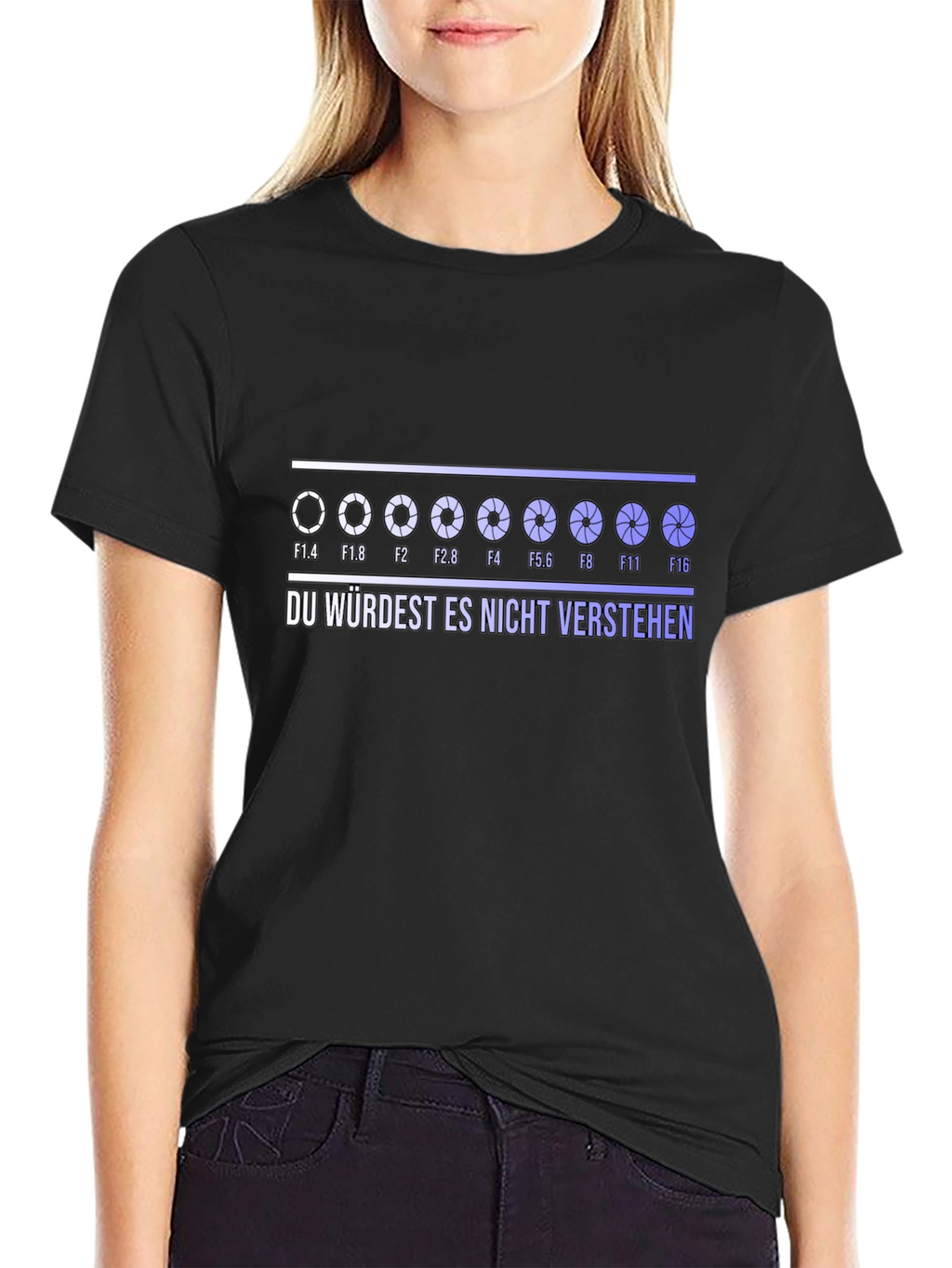 Aperture Humor Graphic T-Shirt