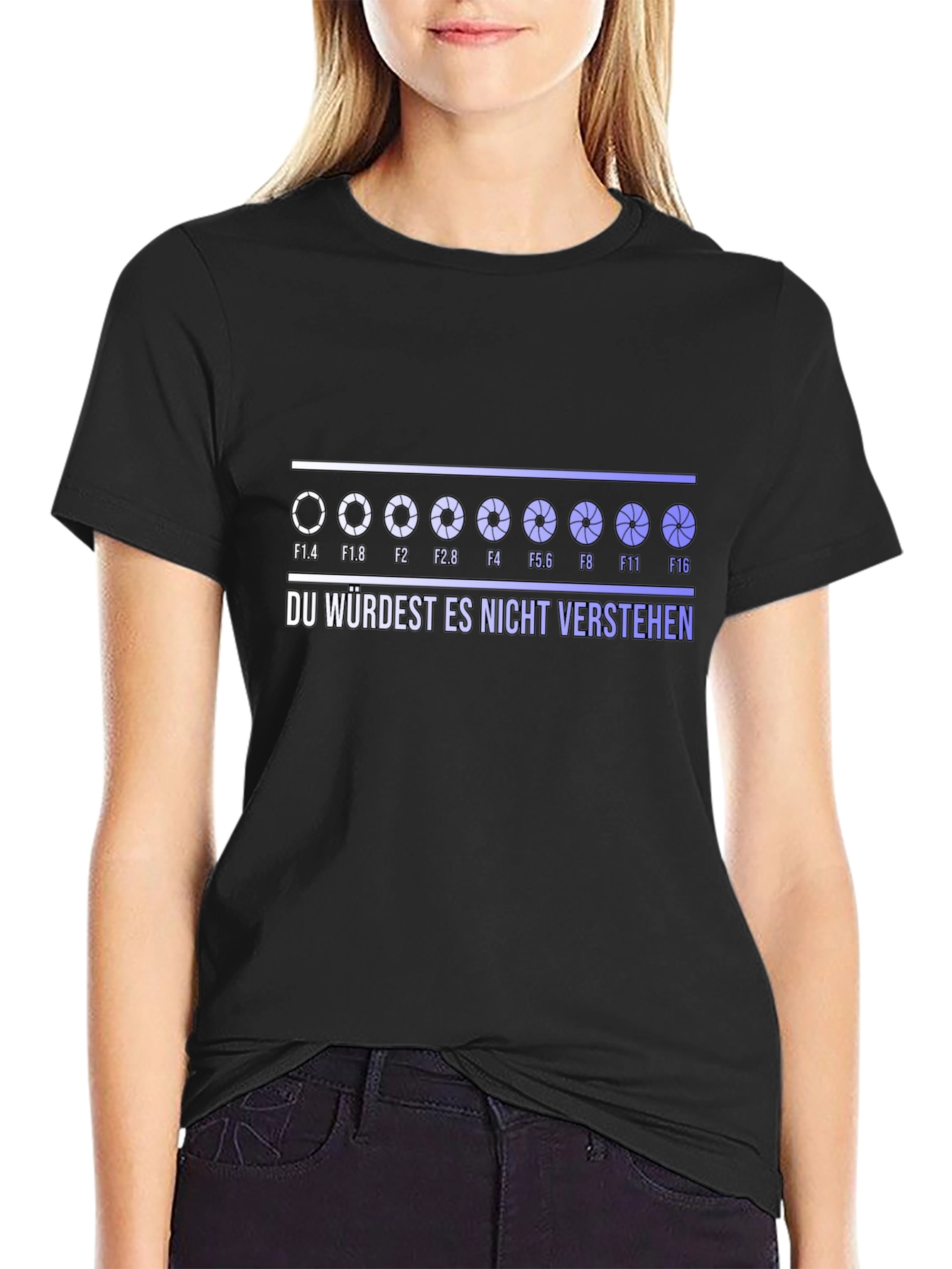 Aperture Humor Graphic T-Shirt