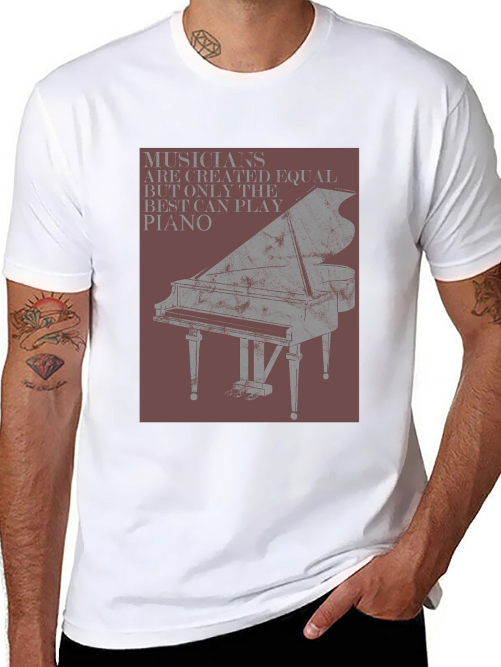 Musician Piano Graphic Tee - Unisex