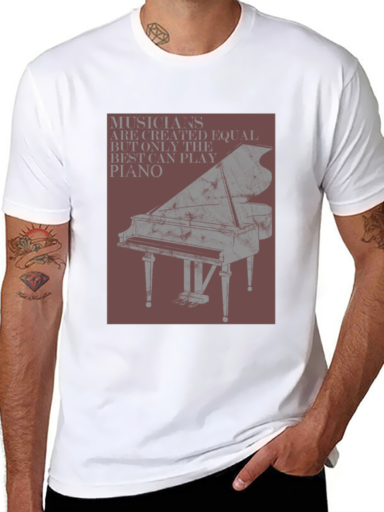 Musician Piano Graphic Tee - Unisex