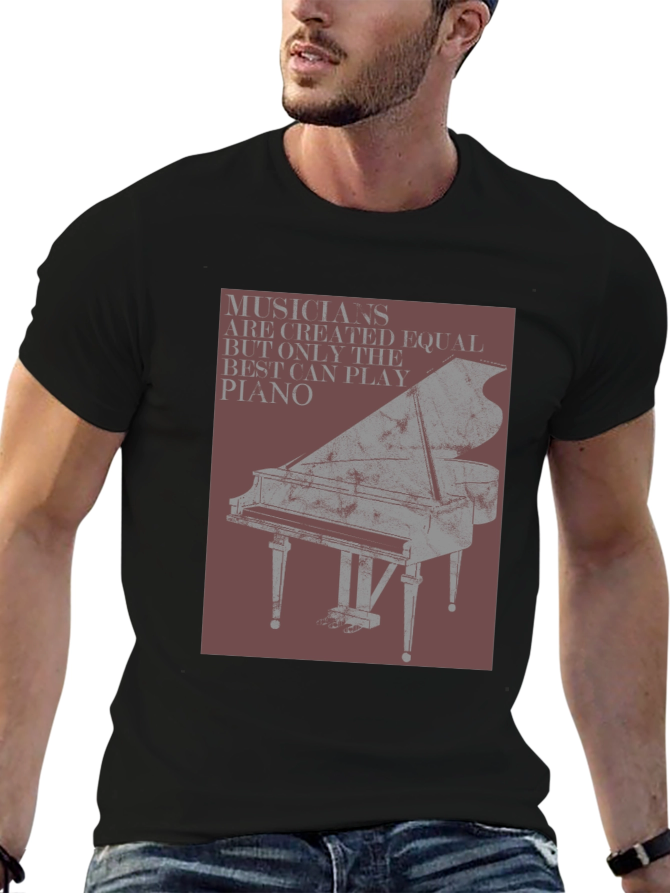 Musician Piano Graphic Tee - Unisex