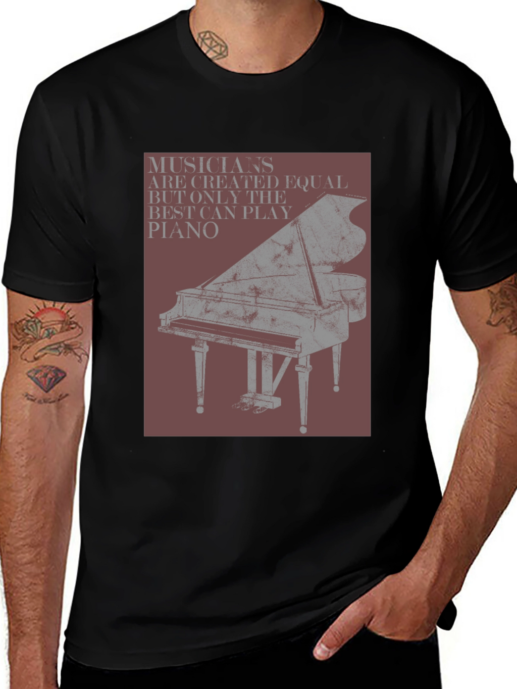 Musician Piano Graphic Tee - Unisex