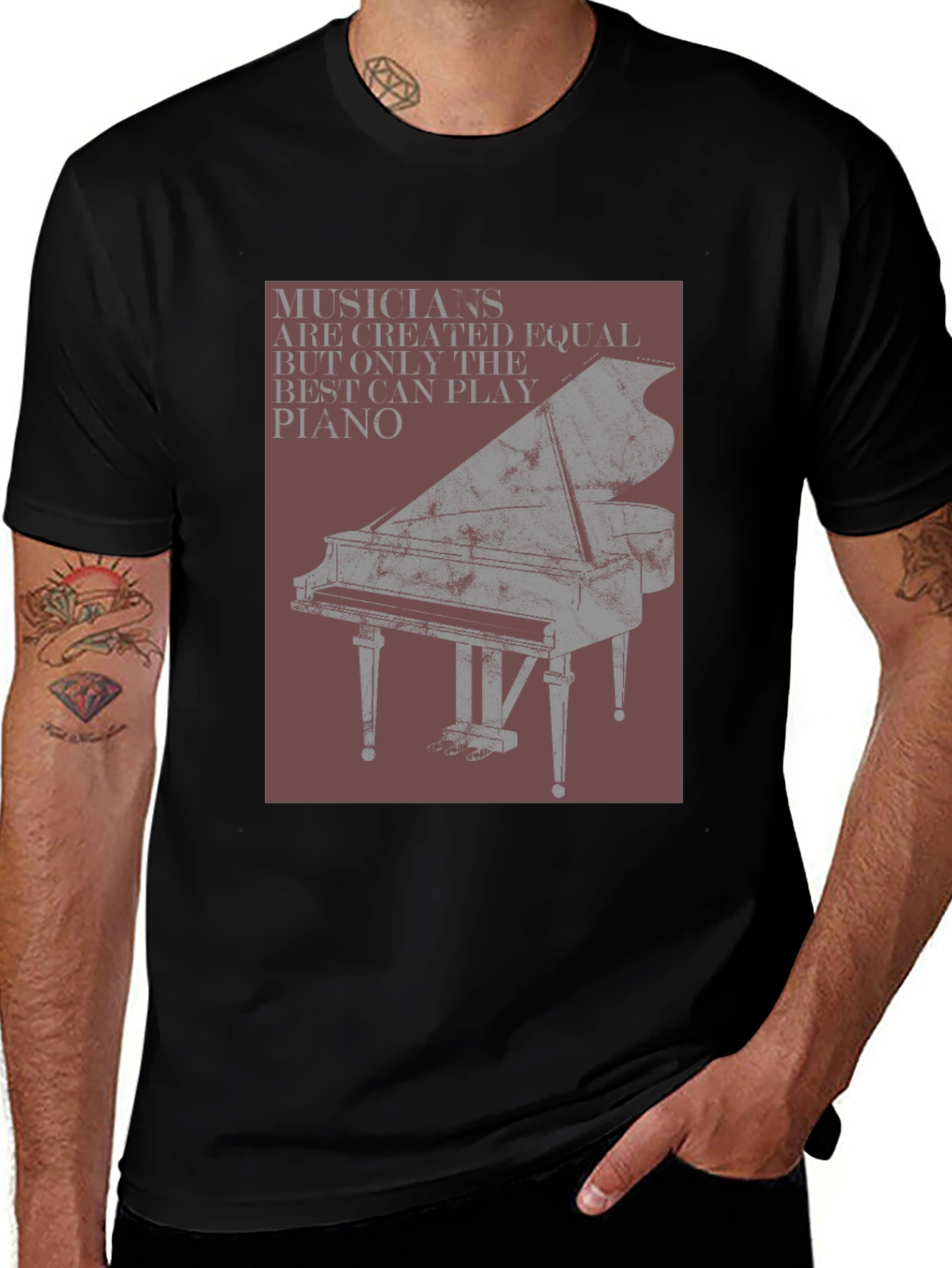 Musician Piano Graphic Tee - Unisex