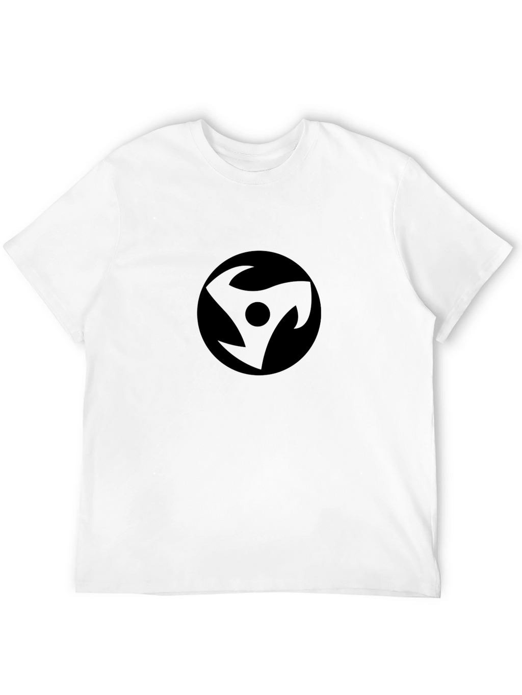 Dark Symbol Graphic Print Crew Neck T-Shirt