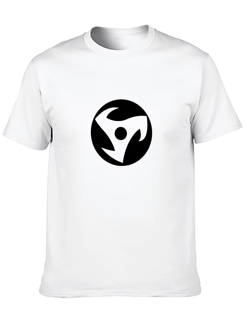 Dark Symbol Graphic Print Crew Neck T-Shirt