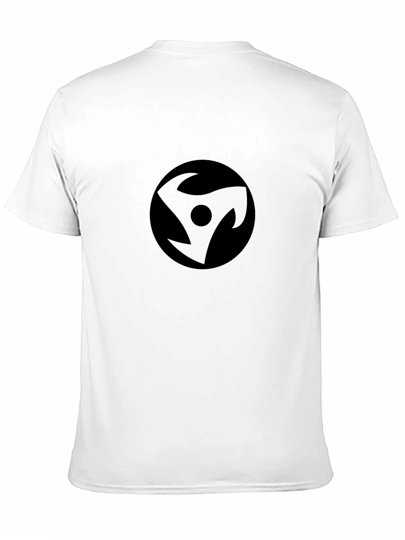 Dark Symbol Graphic Print Crew Neck T-Shirt