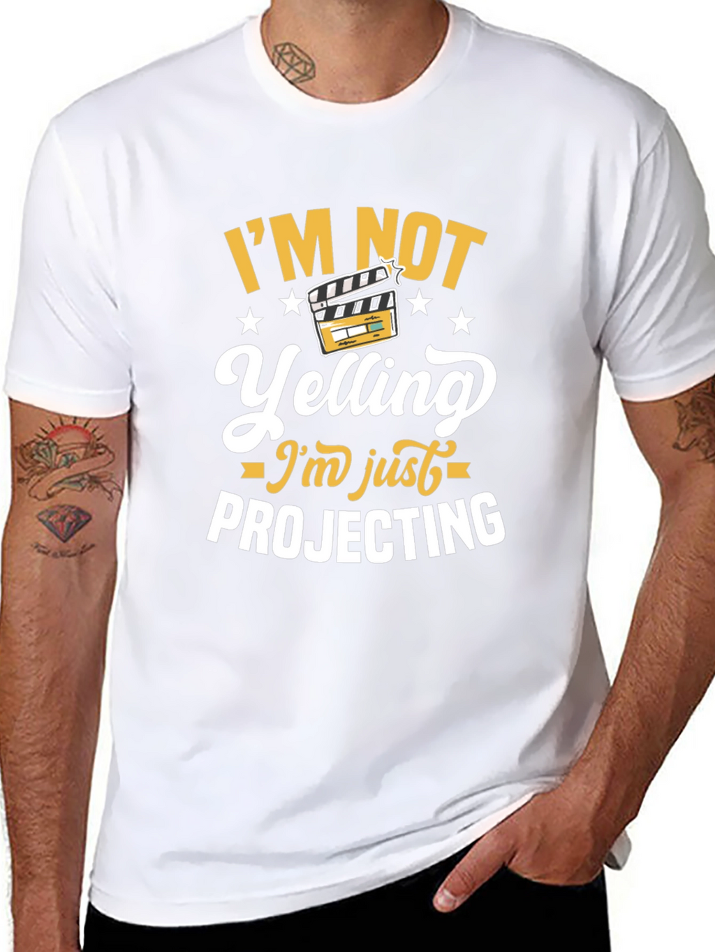 Im Not Yelling Im Just Projecting T-Shirt
