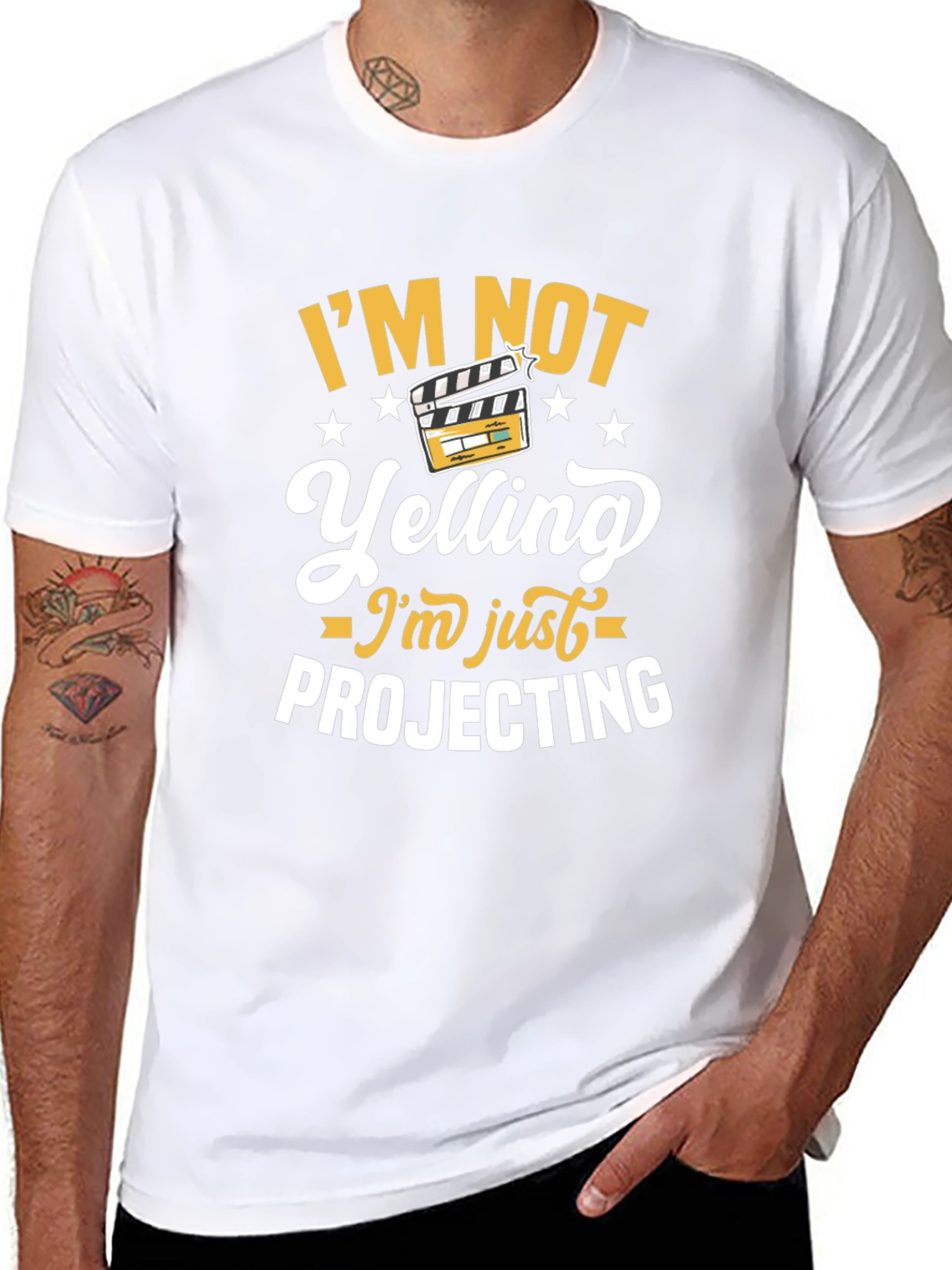 Im Not Yelling Im Just Projecting T-Shirt