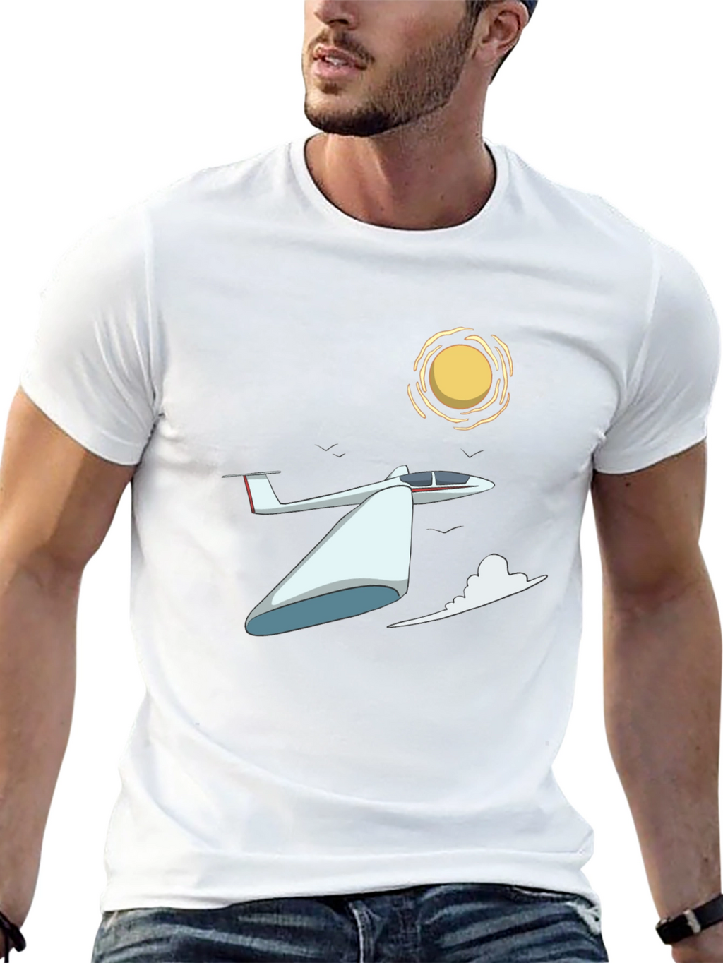 Glider Graphic T-Shirt - Soaring High Fashion