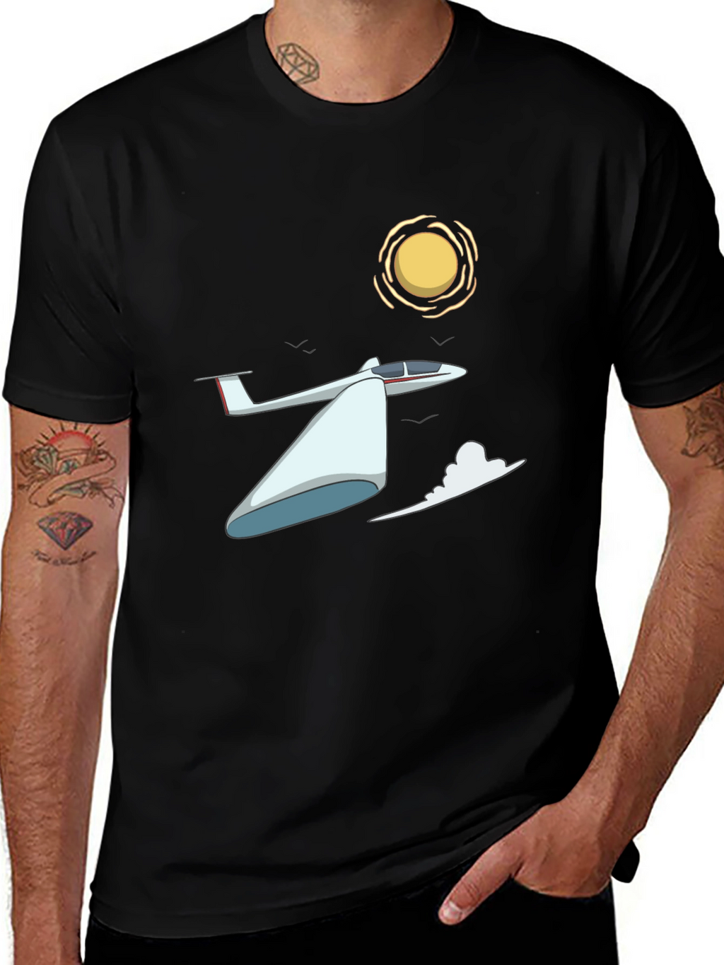 Glider Graphic T-Shirt - Soaring High Fashion