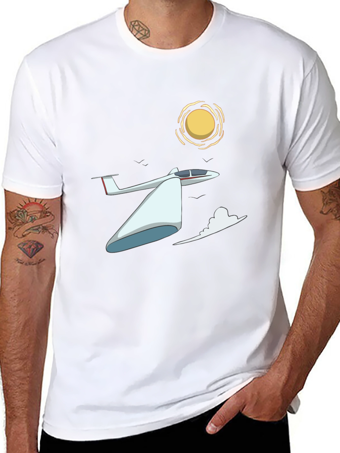 Glider Graphic T-Shirt - Soaring High Fashion