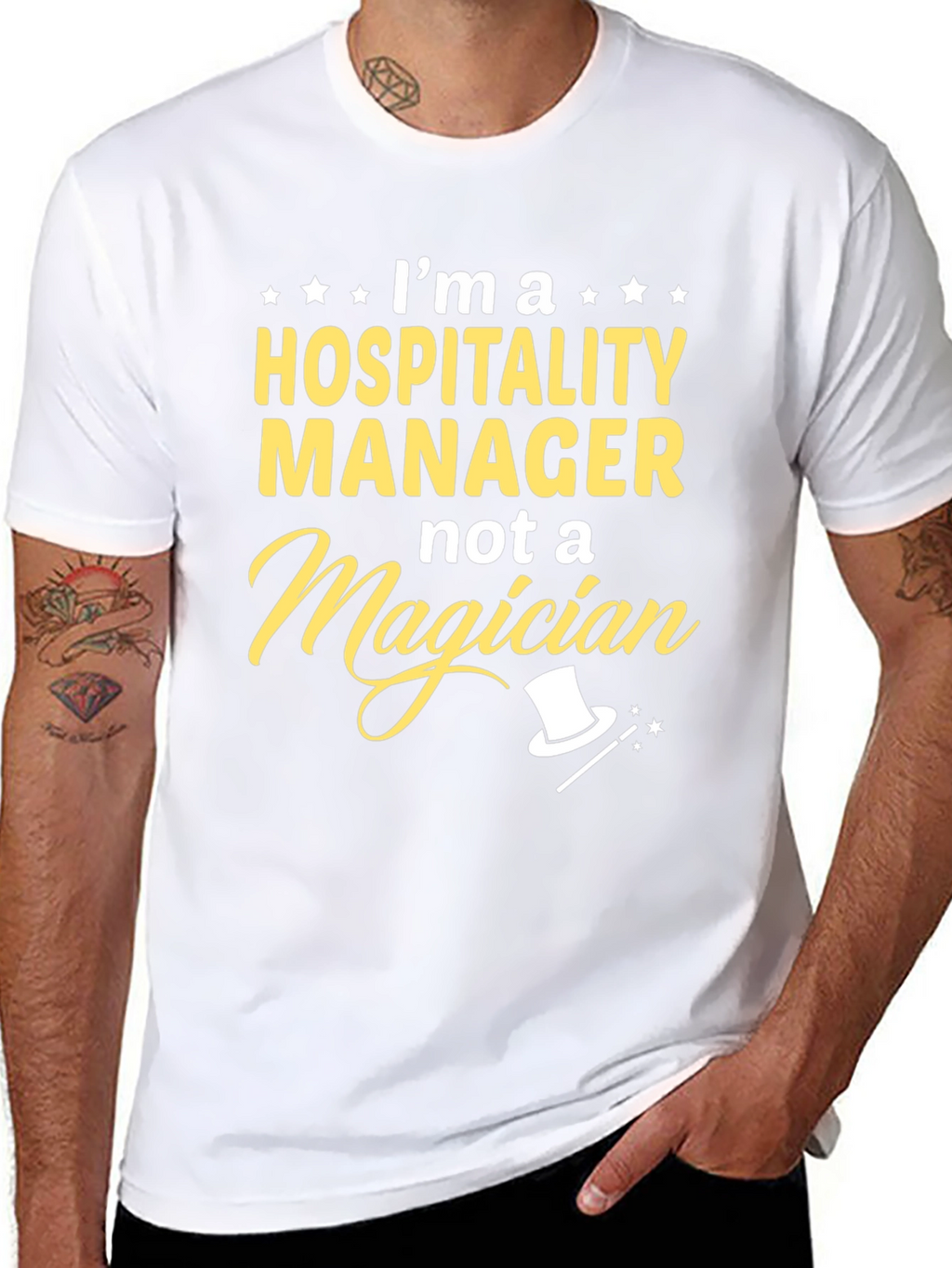 Hospitality Manager Novelty Graphic T-Shirt