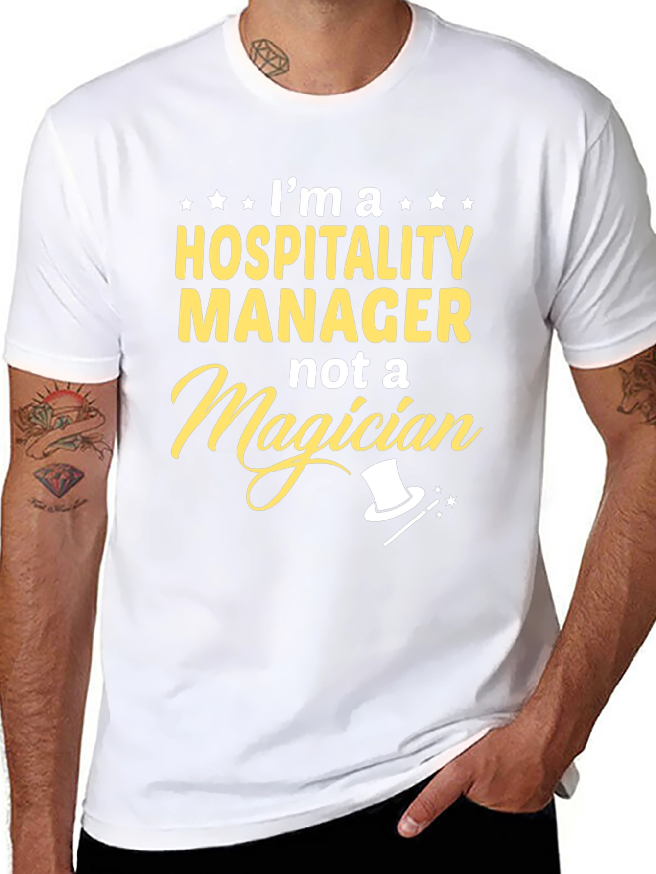 Hospitality Manager Novelty Graphic T-Shirt
