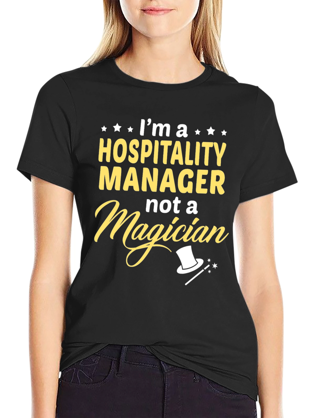 Hospitality Manager Novelty Graphic T-Shirt