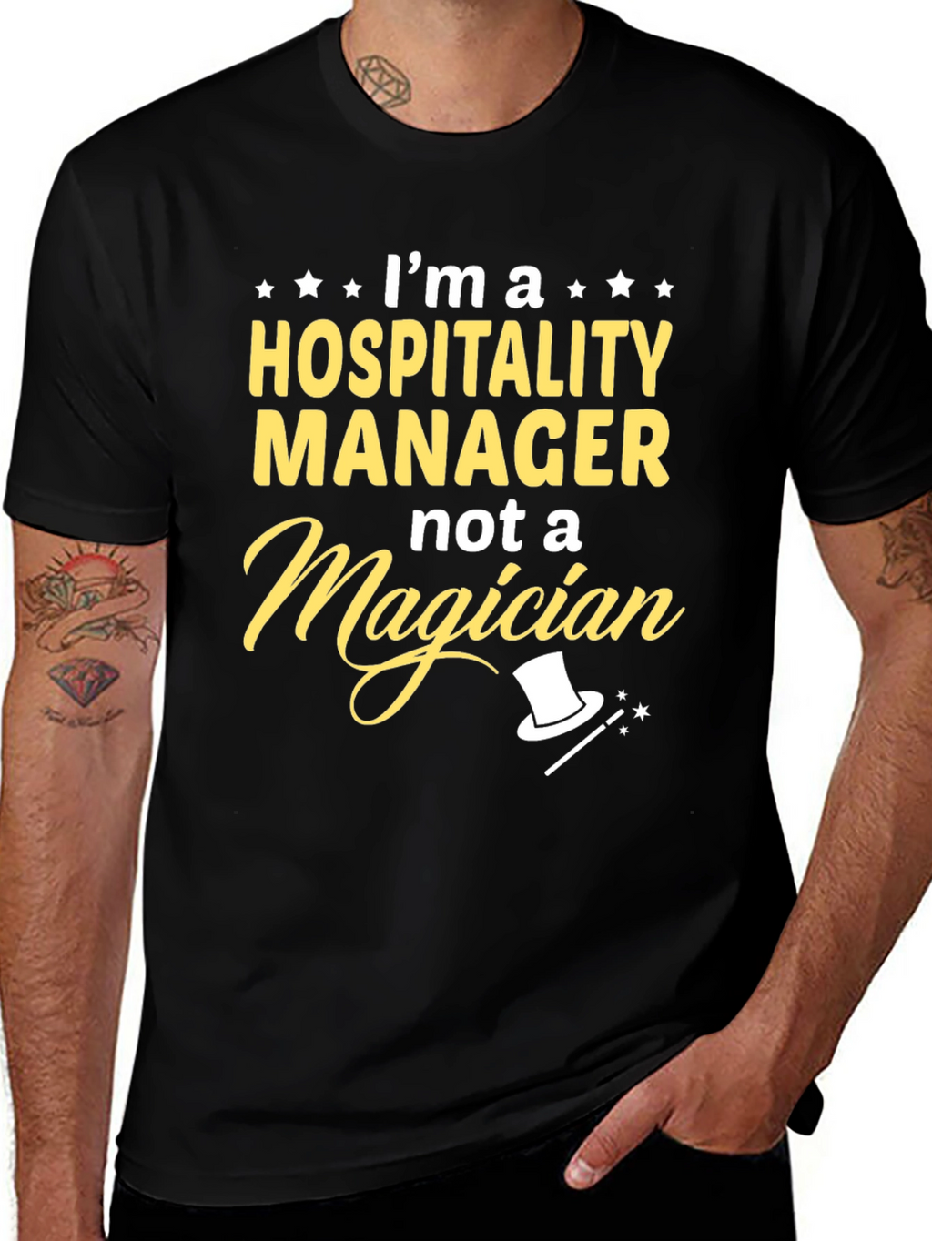 Hospitality Manager Novelty Graphic T-Shirt