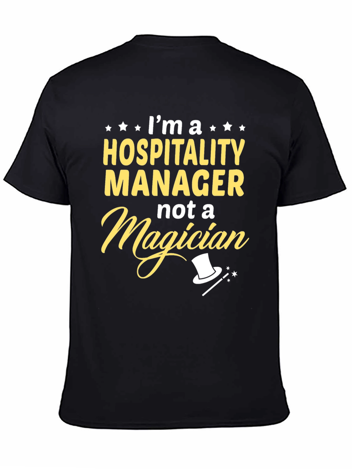 Hospitality Manager Novelty Graphic T-Shirt