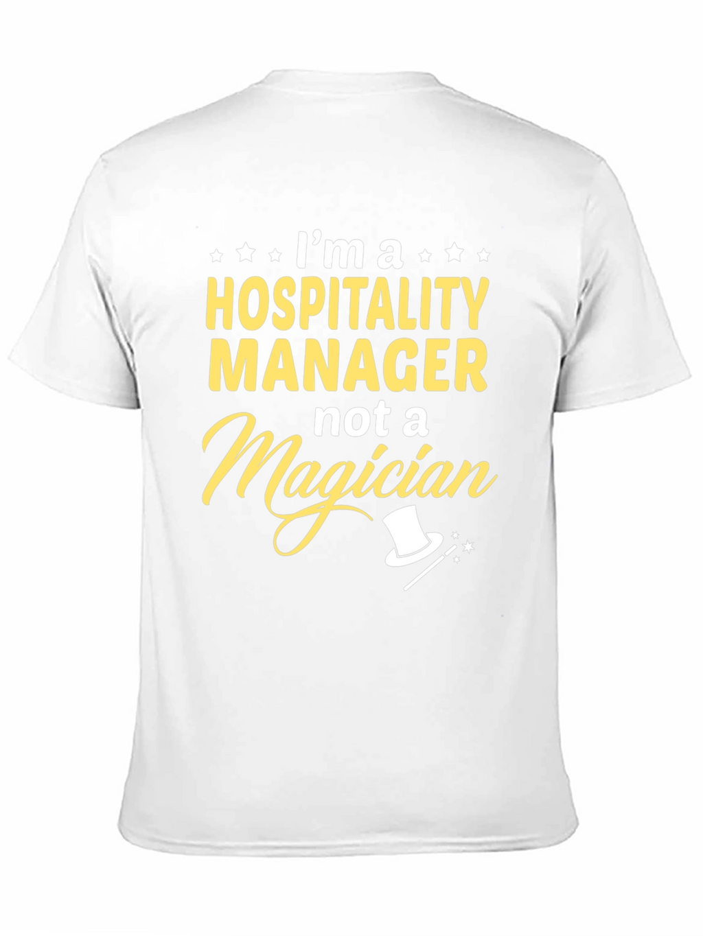 Hospitality Manager Novelty Graphic T-Shirt
