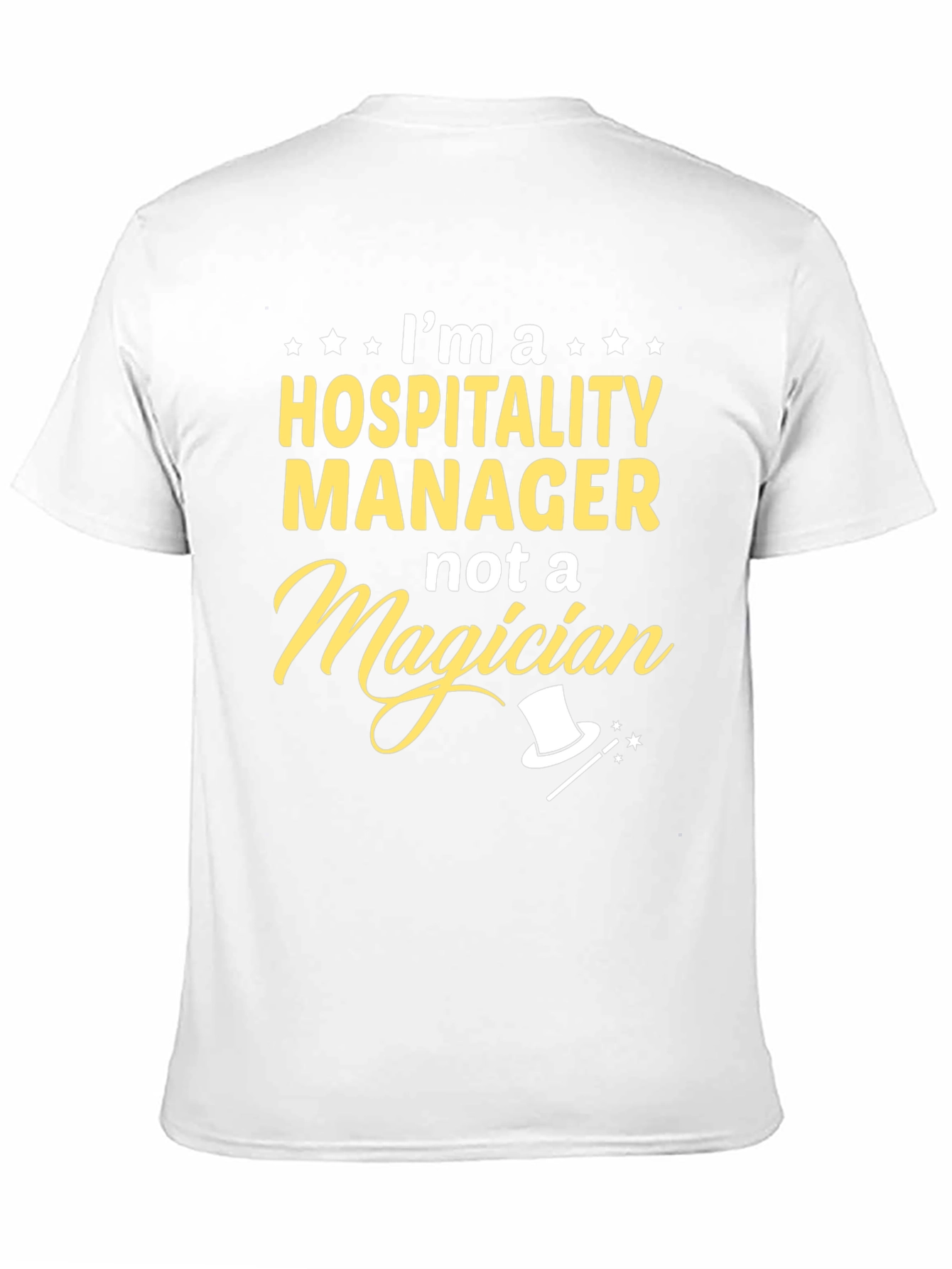 Hospitality Manager Novelty Graphic T-Shirt