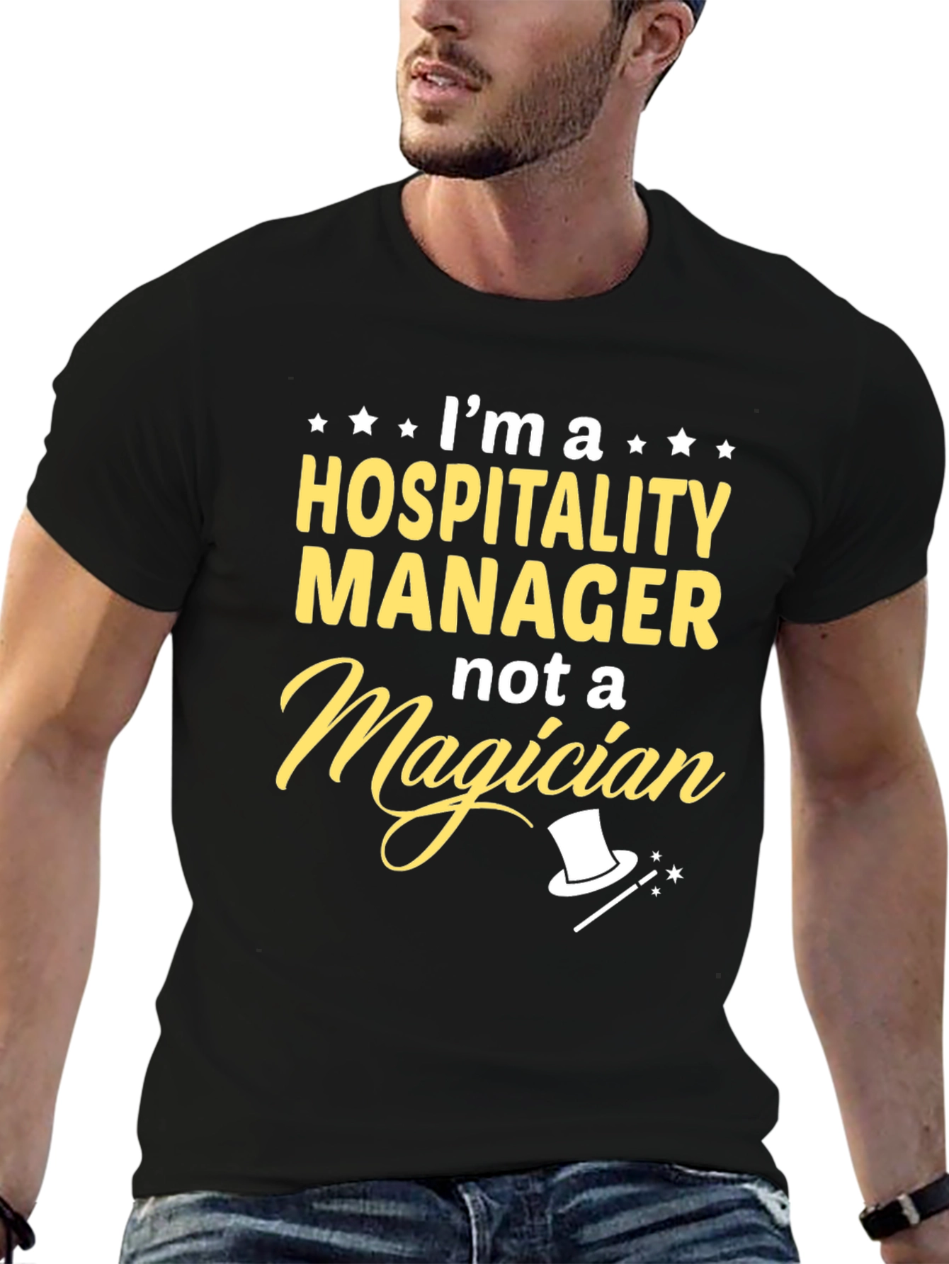 Hospitality Manager Novelty Graphic T-Shirt