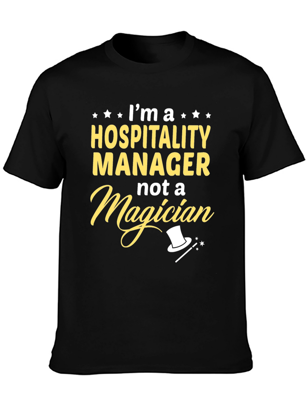 Hospitality Manager Novelty Graphic T-Shirt
