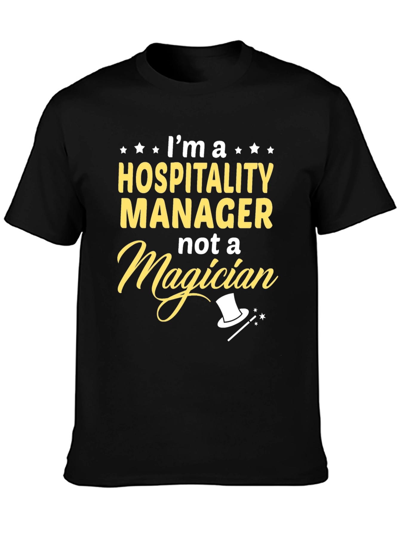 Hospitality Manager Novelty Graphic T-Shirt