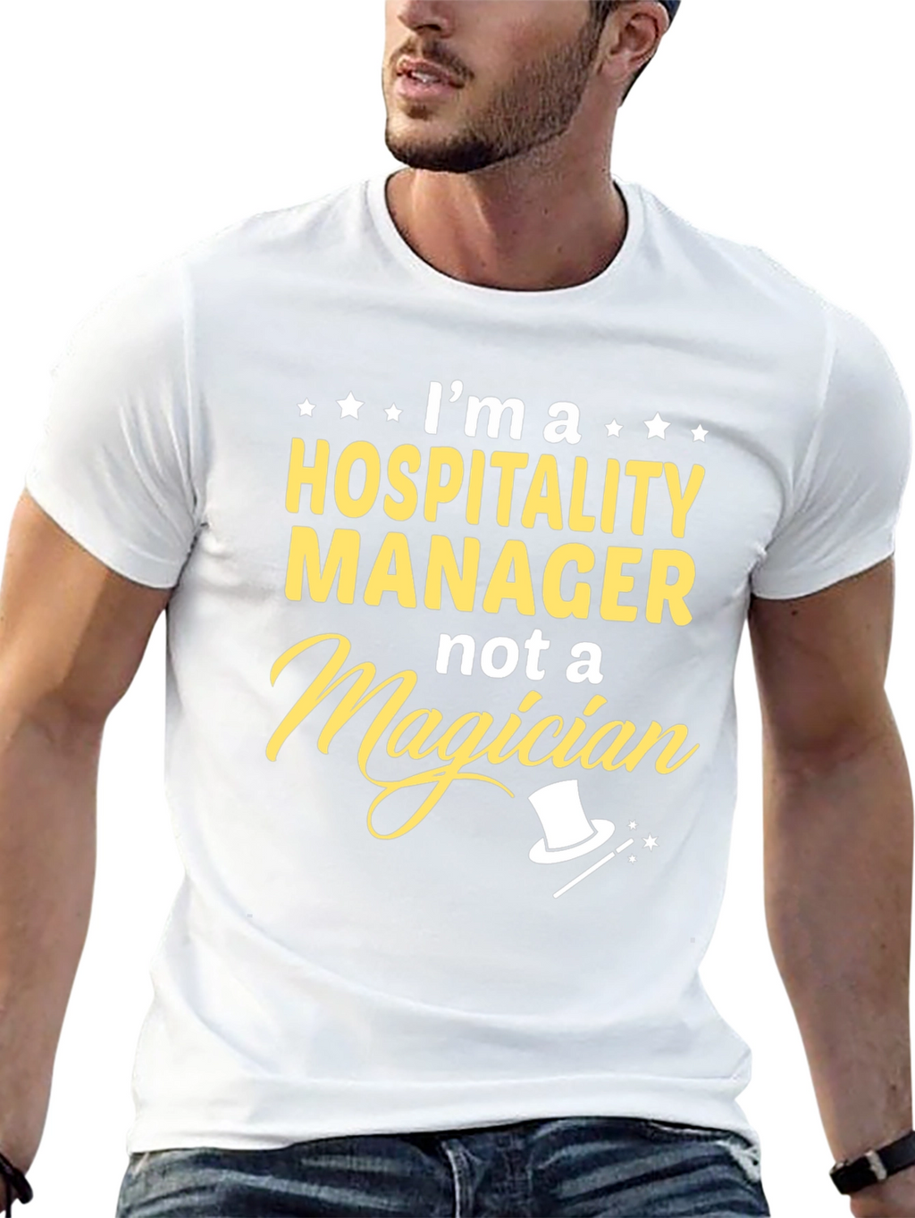 Hospitality Manager Novelty Graphic T-Shirt