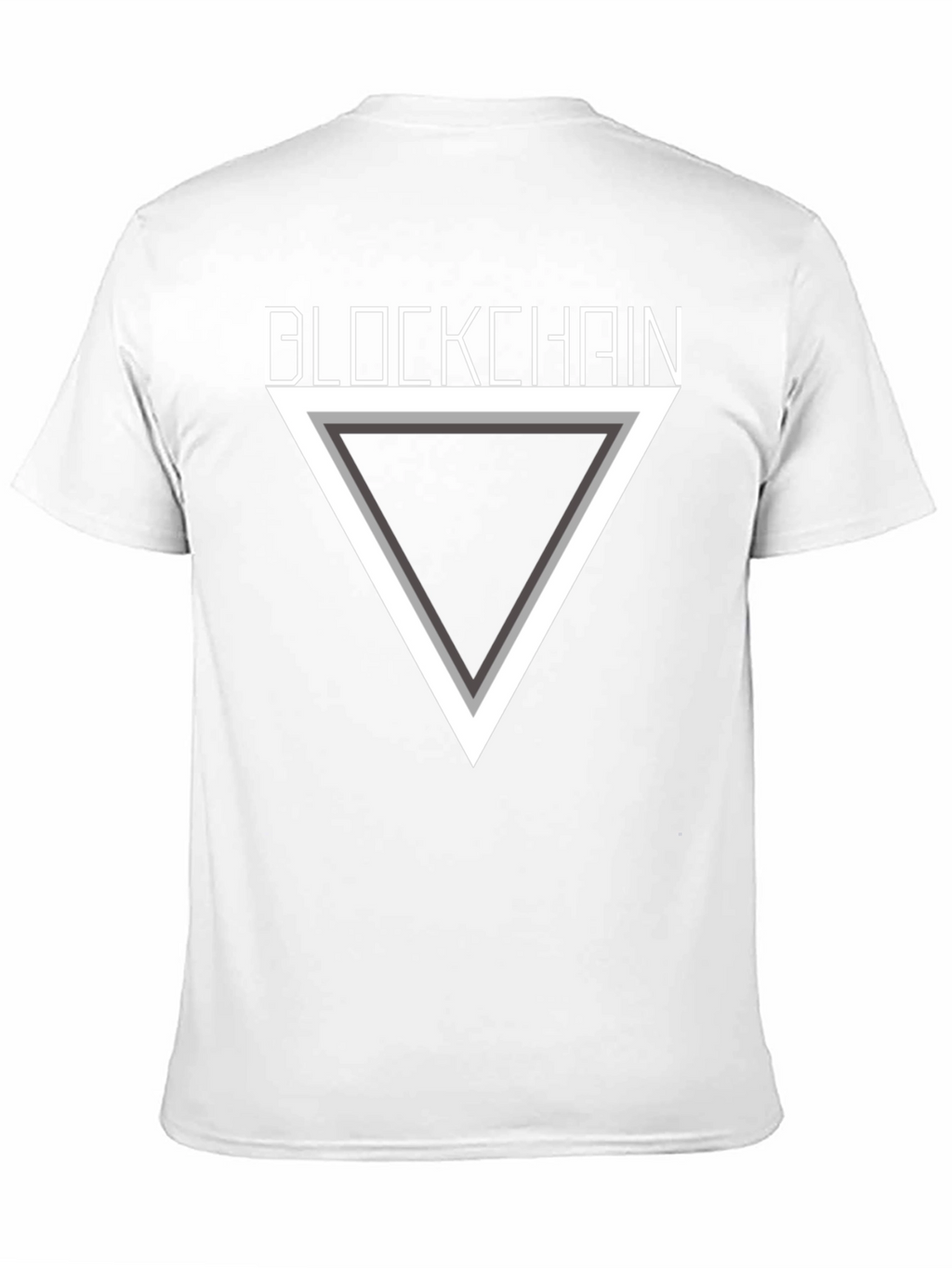 Blockchain Triangle Graphic T-Shirt