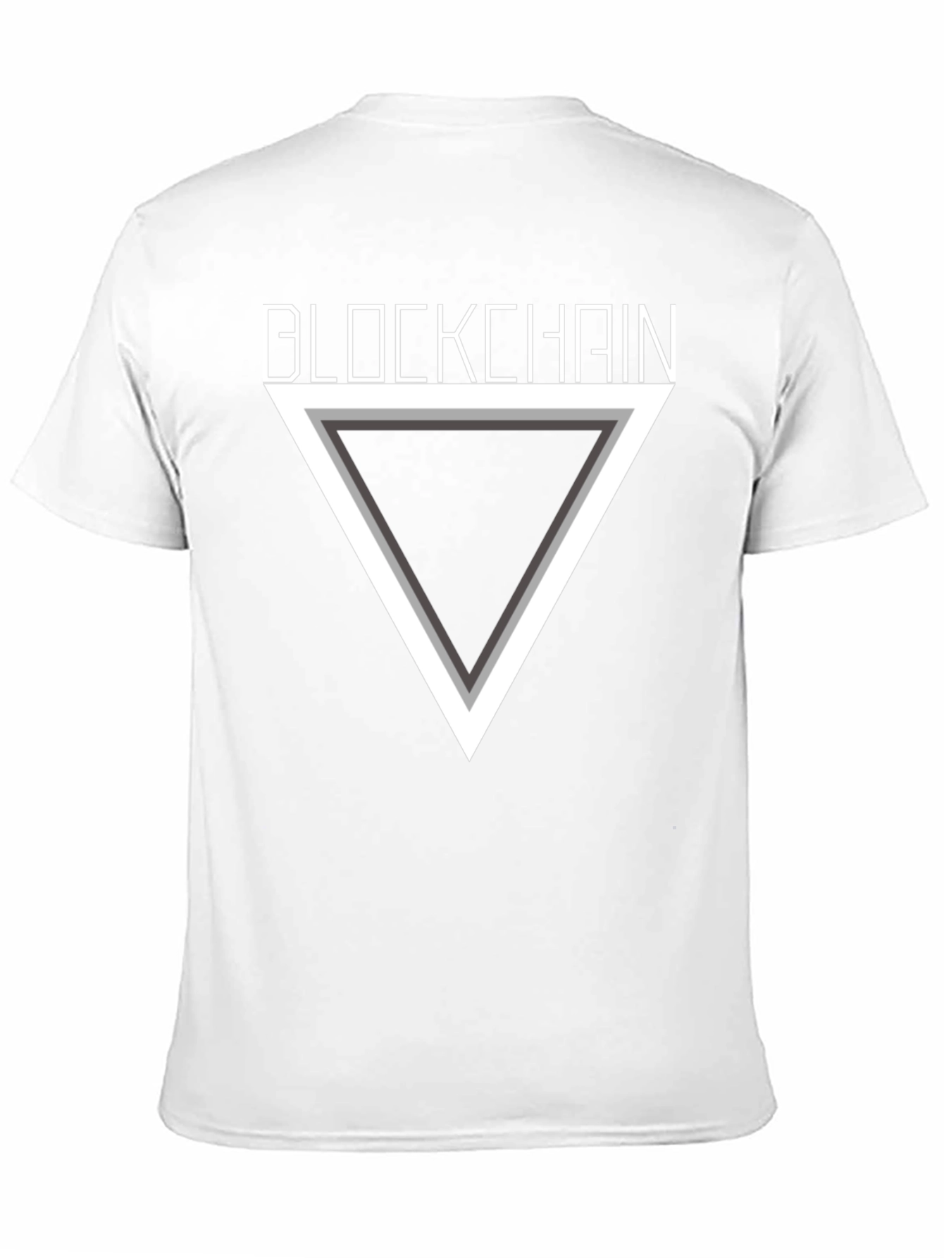 Blockchain Triangle Graphic T-Shirt