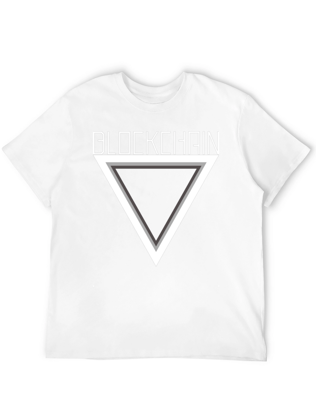 Blockchain Triangle Graphic T-Shirt