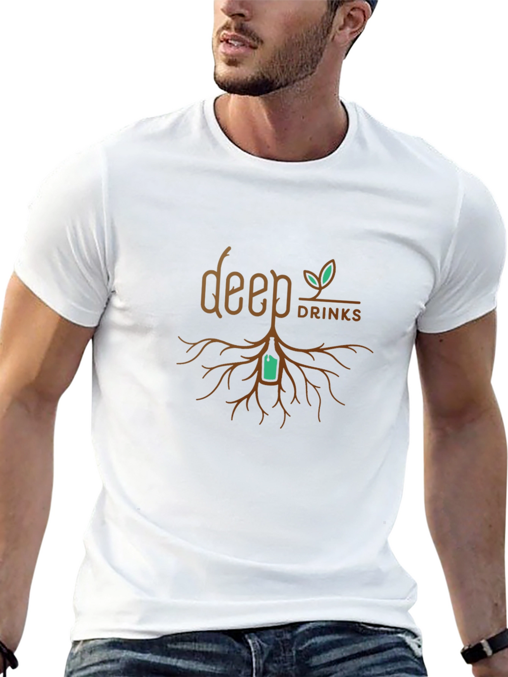 Deep Drinks Graphic T-Shirt