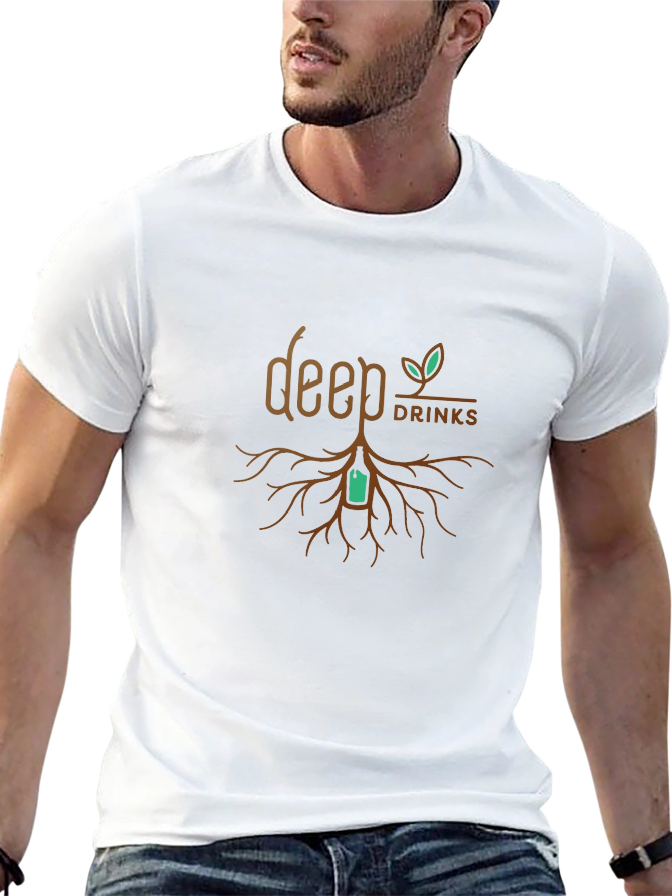 Deep Drinks Graphic T-Shirt