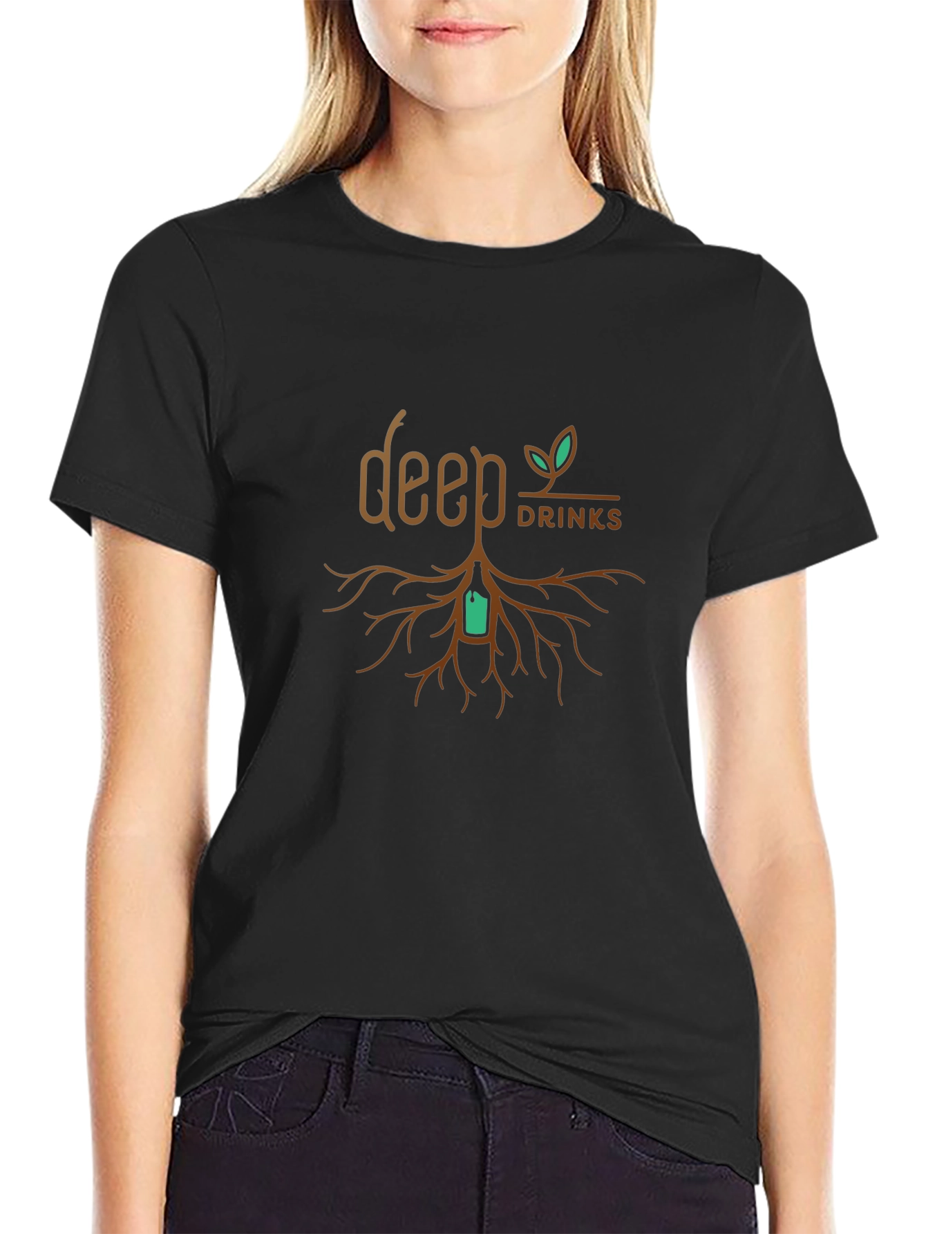 Deep Drinks Graphic T-Shirt