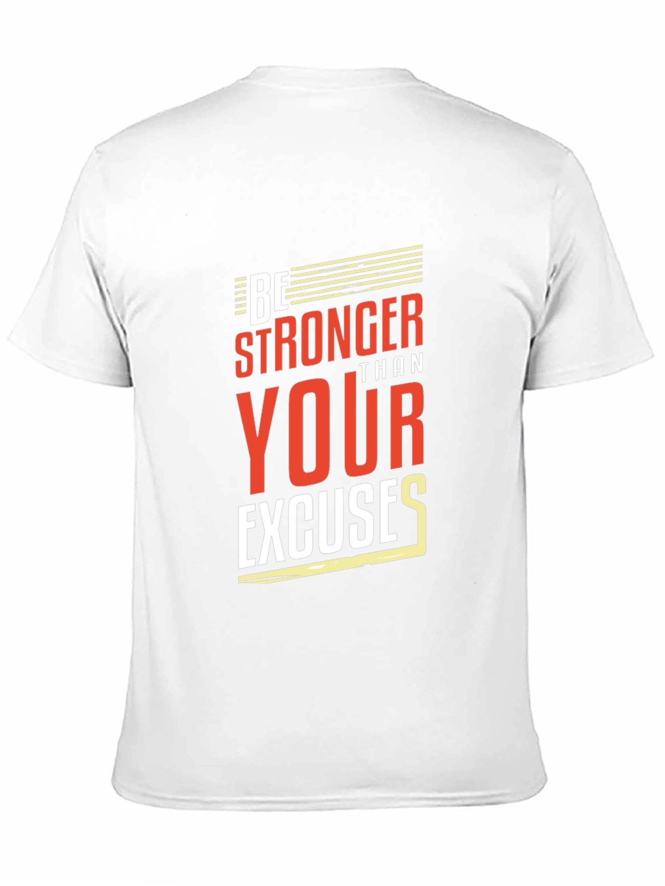 Motivational Be Stronger Black T-Shirt