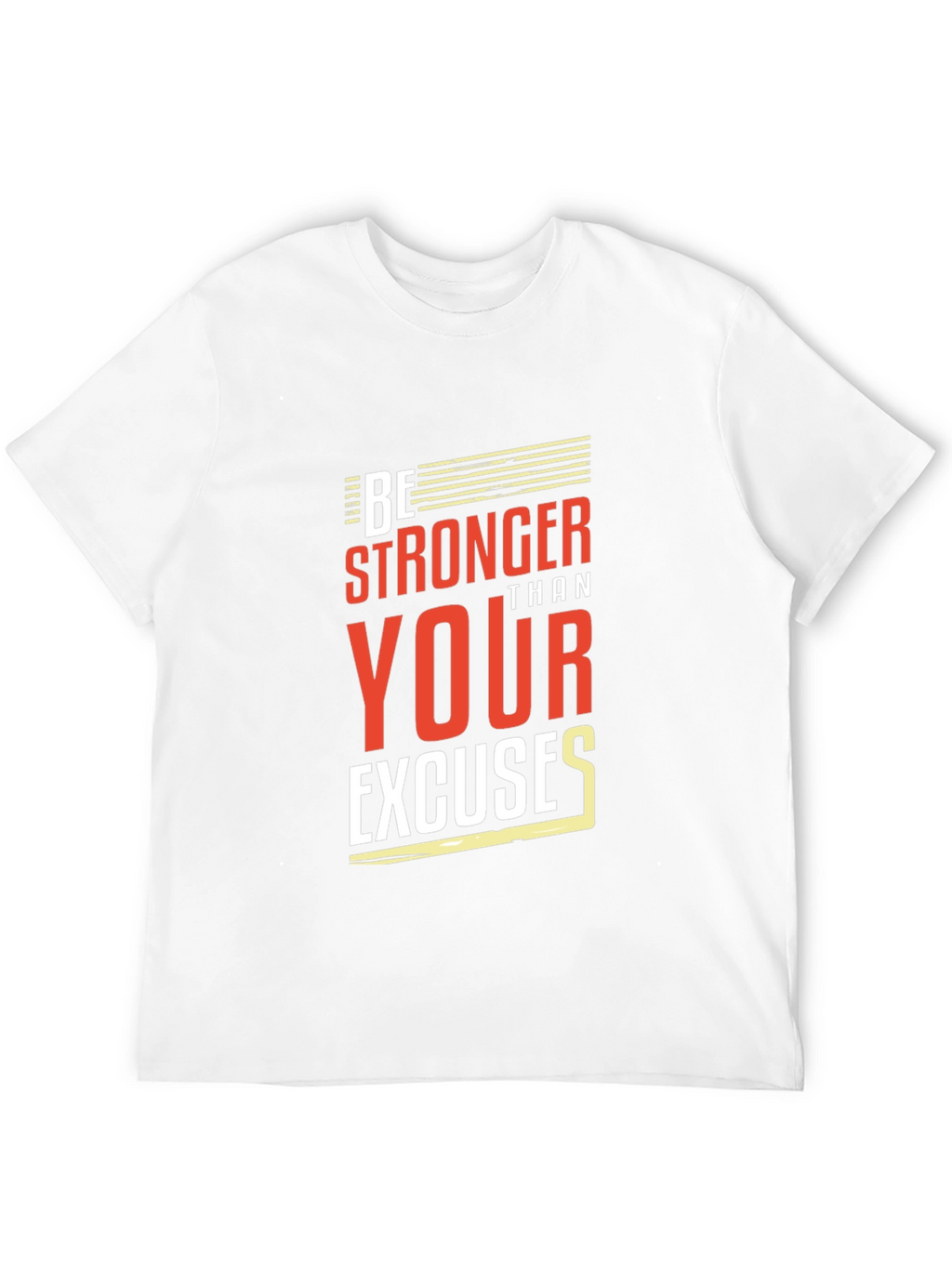 Motivational Be Stronger Black T-Shirt
