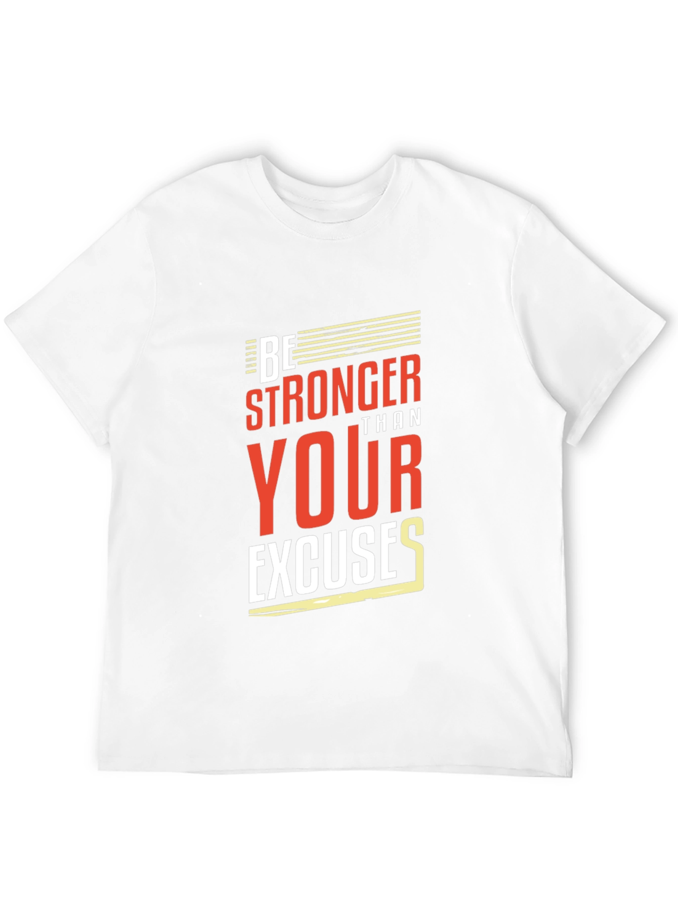 Motivational Be Stronger Black T-Shirt