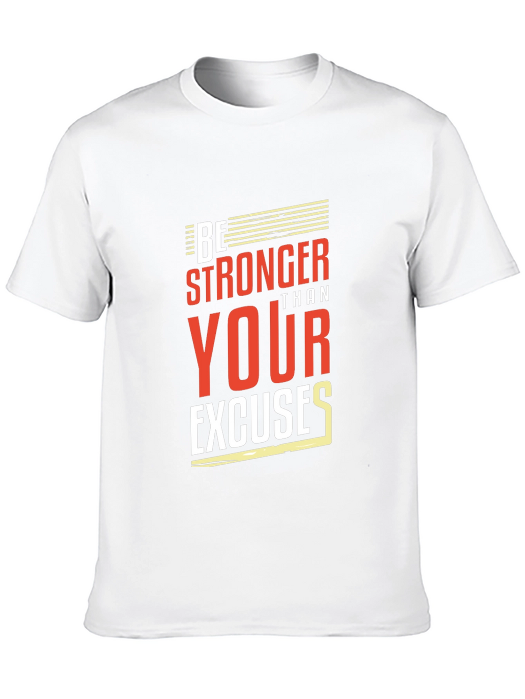 Motivational Be Stronger Black T-Shirt