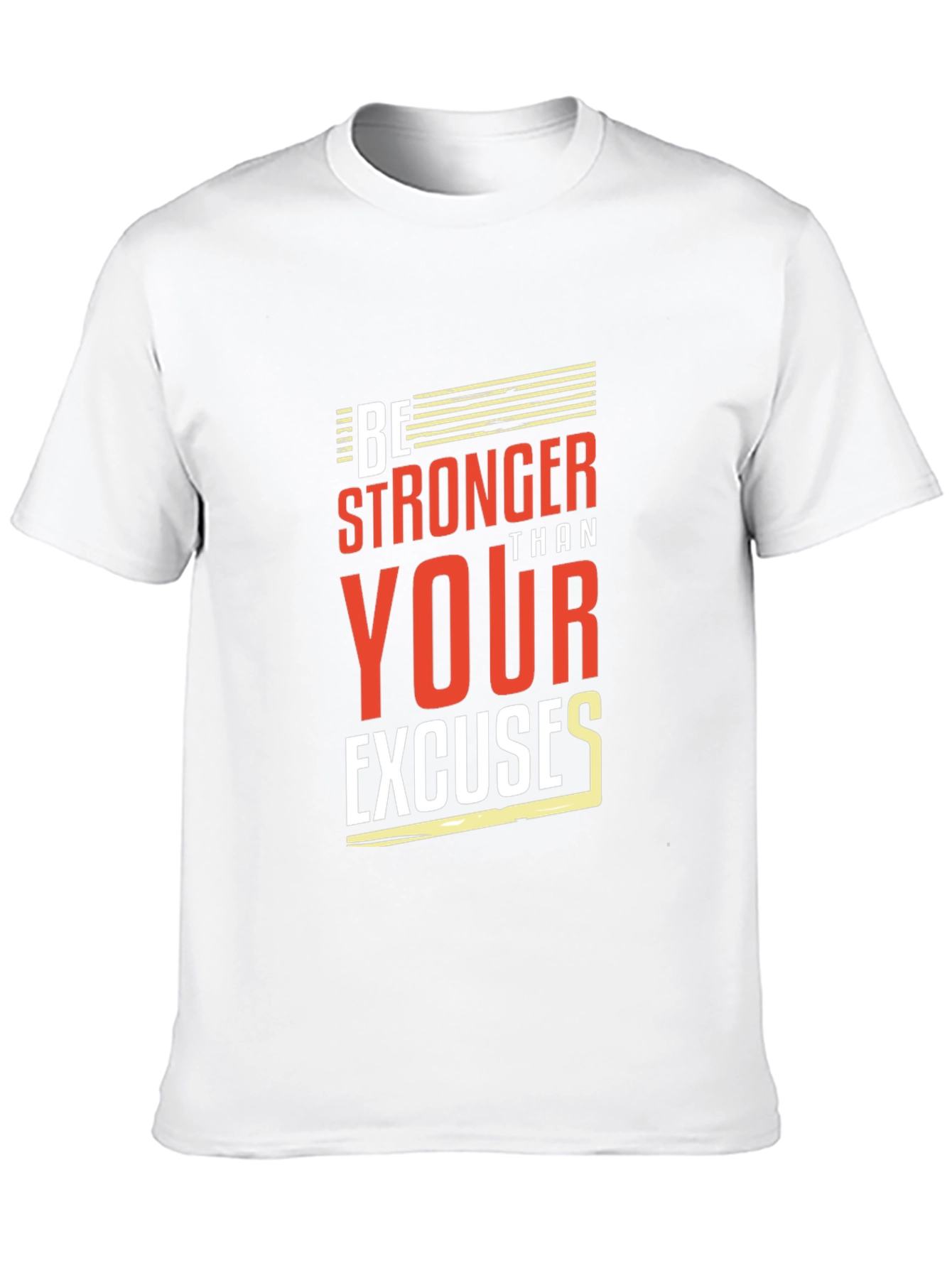 Motivational Be Stronger Black T-Shirt