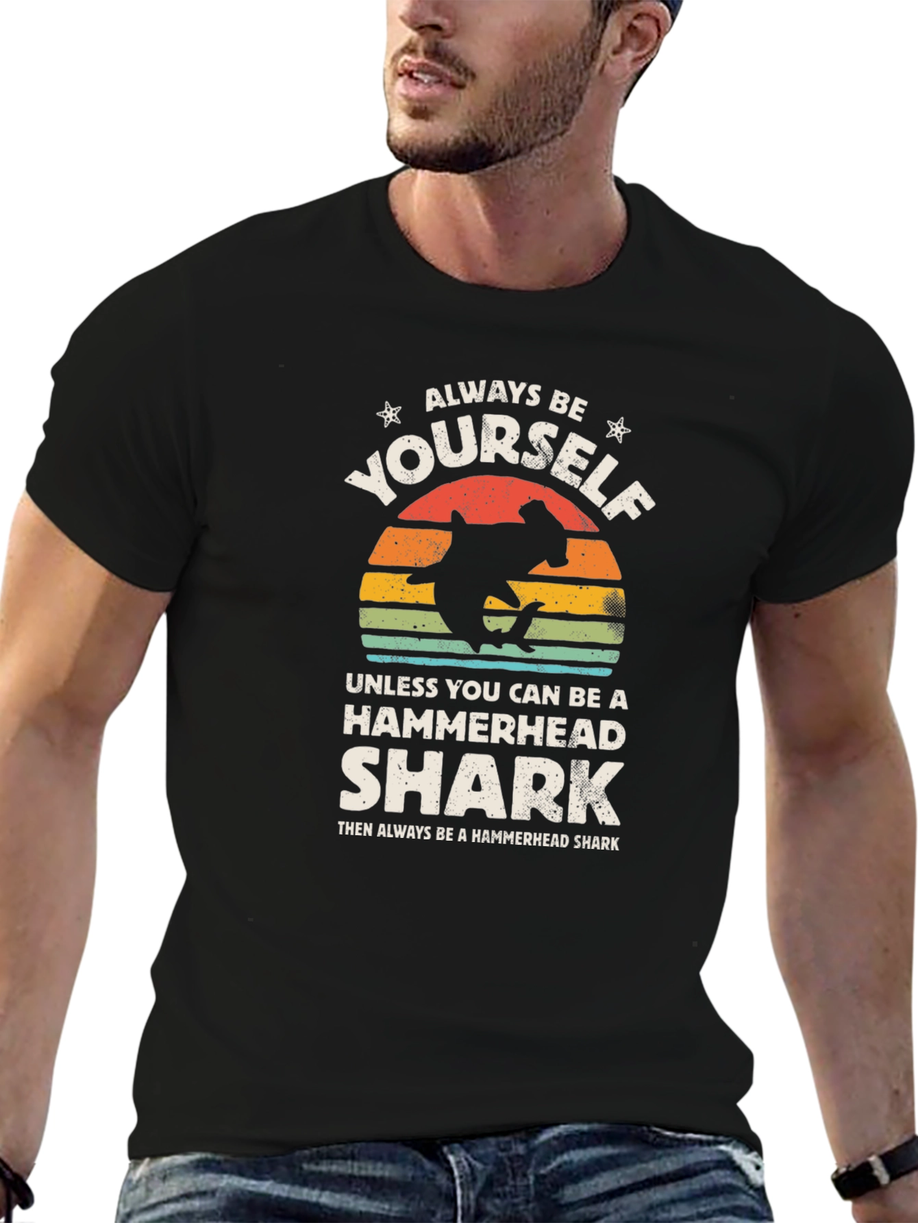 Always Be Yourself Hammerhead Shark Graphic Tee