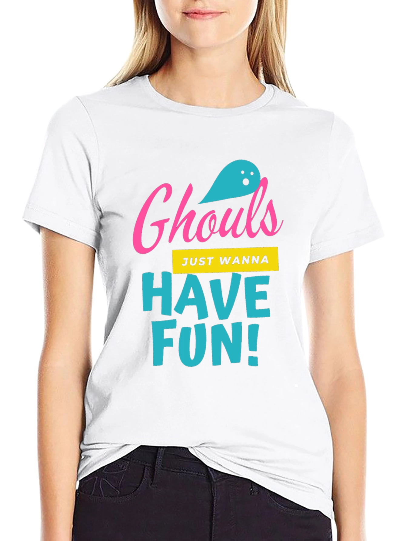 Ghouls Just Wanna Have Fun Black T-Shirt